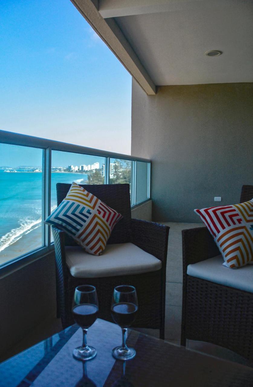 Lindo Departamento Al Pie De Playa Edificio Torre Oceanica Leilighet Salinas  Eksteriør bilde