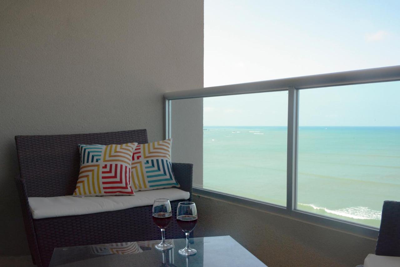 Lindo Departamento Al Pie De Playa Edificio Torre Oceanica Leilighet Salinas  Eksteriør bilde