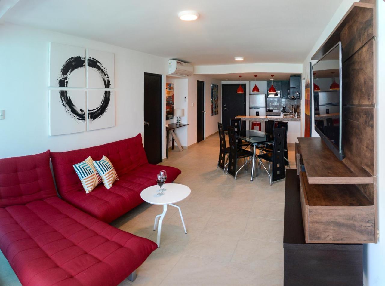 Lindo Departamento Al Pie De Playa Edificio Torre Oceanica Leilighet Salinas  Eksteriør bilde