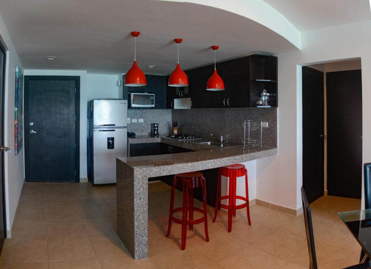 Lindo Departamento Al Pie De Playa Edificio Torre Oceanica Leilighet Salinas  Eksteriør bilde