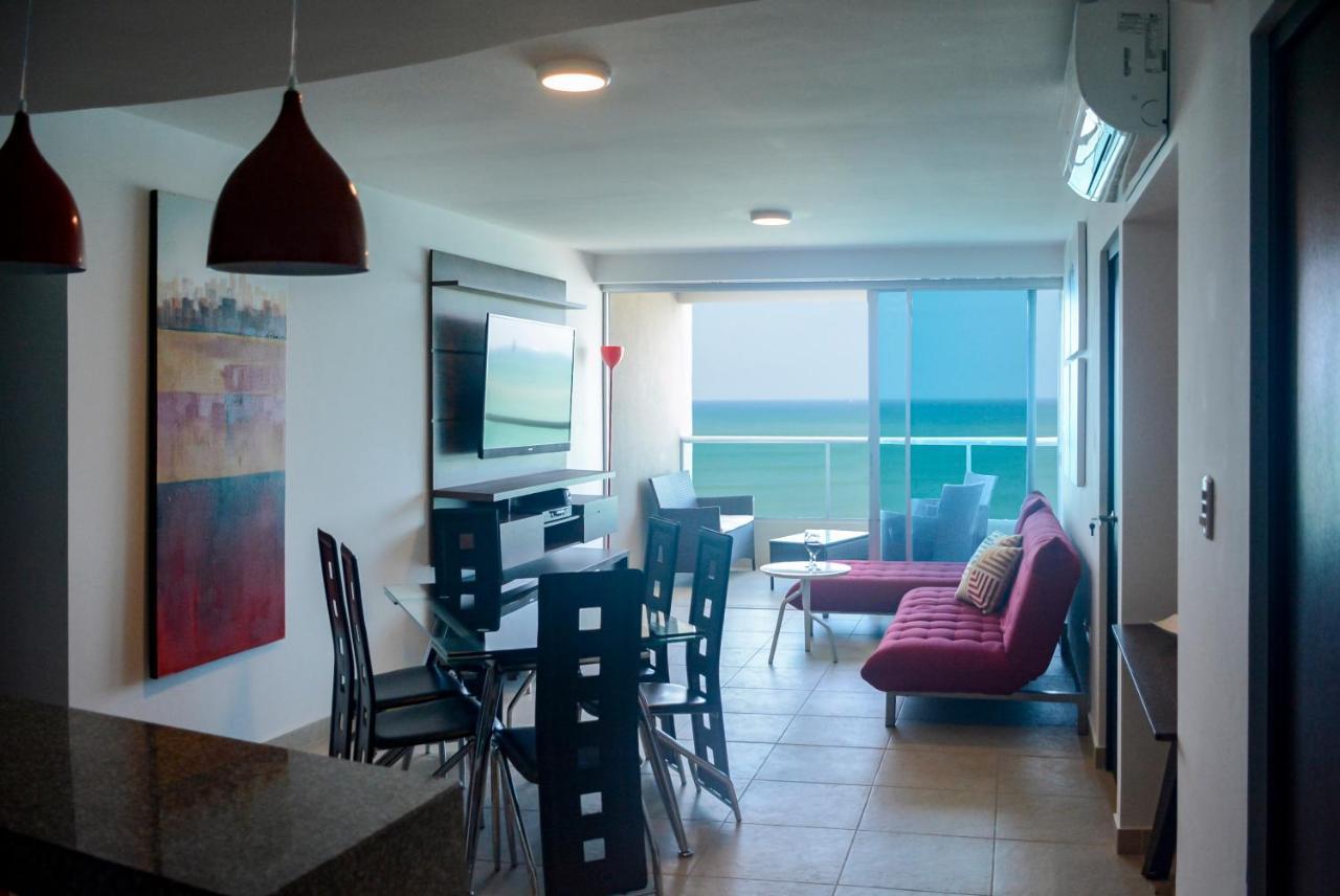 Lindo Departamento Al Pie De Playa Edificio Torre Oceanica Leilighet Salinas  Eksteriør bilde