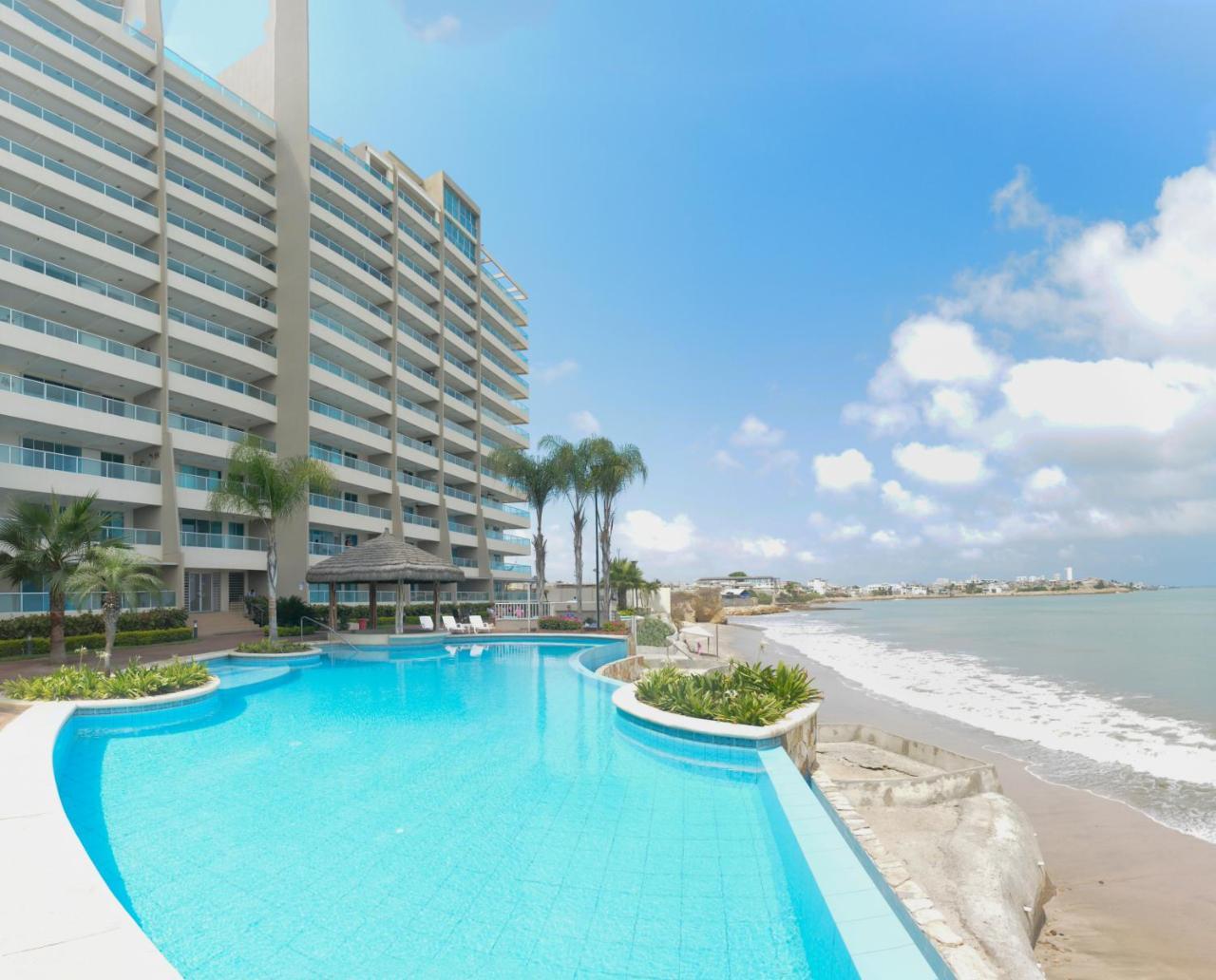 Lindo Departamento Al Pie De Playa Edificio Torre Oceanica Leilighet Salinas  Eksteriør bilde