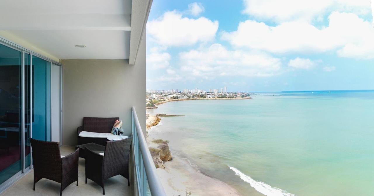 Lindo Departamento Al Pie De Playa Edificio Torre Oceanica Leilighet Salinas  Eksteriør bilde