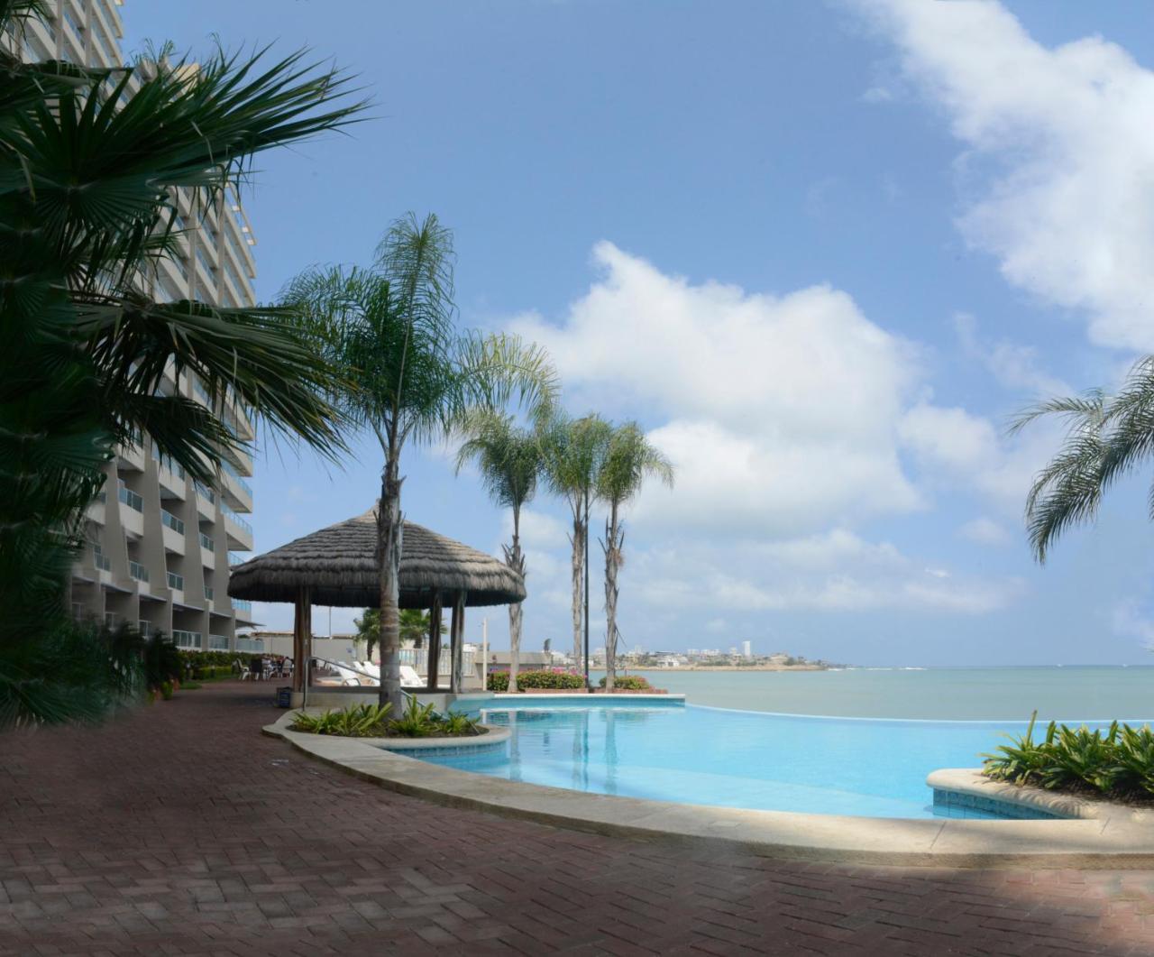 Lindo Departamento Al Pie De Playa Edificio Torre Oceanica Leilighet Salinas  Eksteriør bilde