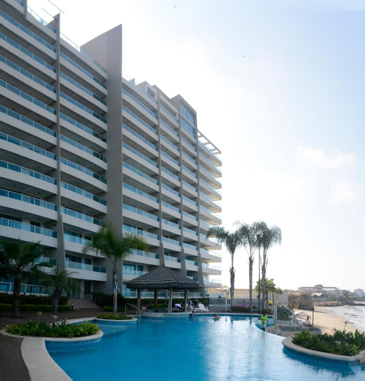 Lindo Departamento Al Pie De Playa Edificio Torre Oceanica Leilighet Salinas  Eksteriør bilde